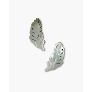 เครื่องประดับลายขนนกประดับมุกดำ - Product Image 4