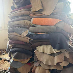 Ready to Ship Stock Of <b>Cow</b> Suede Leather Mix Colors Mix Sizes Available Used For Lining Shoes Bags Genuine Soft Suede Material - Product Image 1