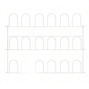 Puerta De Alambre Recubierto De Plstico Para 9 Pares De Zapatos Zapatera De Pared Over Door <b>Rack</b> - Product Image 1