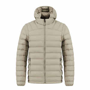 Grande demande Veste d'hiver matelassée utilitaire pour homme Vêtements d'extérieur à col montant du fabricant Vente en gros Style High Street - Product Image 3