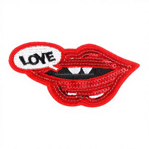 Parches de diseño personalizado OEM disponibles en todos los tamaños, bordado de hierro para ropa, parche/Tela de sarga adhesivo merrow border - Product Image 1