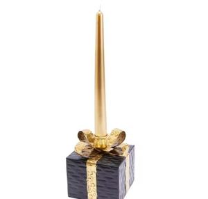 Portavelas de color personalizado en forma de caja de regalo, linterna huracán, decoración del hogar, portavelas para regalo - Product Image 1