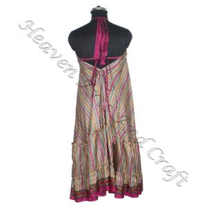 SD019 femmes indien pakistanais Saree/Shari/Shari Vintage robes en soie Hippy Boho chaud Sexy à la recherche coton Inde meilleur Vintage - Product Image 6