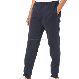 กางเกงวอร์มสำหรับวิ่งใส่ได้ทั้งชายและหญิงกางเกงผ้าคอตตอนแบบผูกเชือกน้ำหนักเบาสำหรับฤดูหนาว-ขายส่งไม่มีลาย - Product Image 1