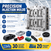 Fabricant de moules sur mesure de précision pour pièces en plastique technique ABS PEEK avec usinage CNC et service OEM