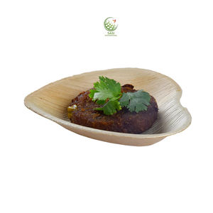 Bols biodégradables écologiques en forme de cœur vaisselle jetable de haute qualité pour les mariages et les fêtes - Product Image 1