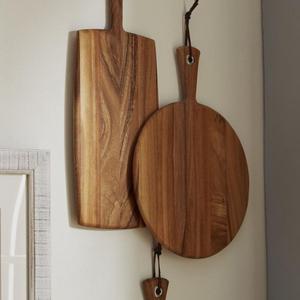 Planche à découper en bois naturel Bois écologique 100% Ustensiles de cuisine naturels Blocs multifonctionnels et planche à découper Logo personnalisé - Product Image 2