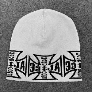 Gorro tejido de calle | Gorra de hip hop jacquard | gótico invierno cálido unisex - Product Image 6