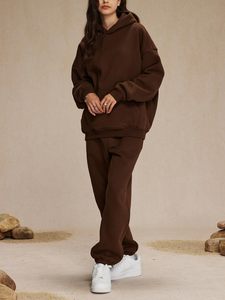Sweat-shirt à capuche oversize pour homme en coton doux, pull d'hiver chaud en molleton, imprimé personnalisé, streetwear décontracté uni - Product Image 4