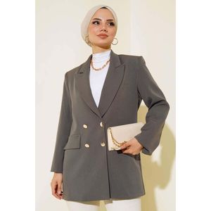 Veste blazer doublée Fume - Product Image 3
