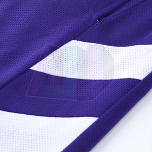 Vente directe d'usine, ensembles d'uniformes de basket-ball pour hommes, respirants, tissu 100% polyester, évacuation de l'humidité, légers, logos personnalisés - Product Image 6