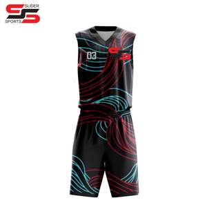 Bonne qualité hommes uniformes de basket-ball couleur personnalisée Sublimation et imprimé à la mode shorts de basket-ball uniformes - Product Image 3