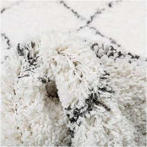 Tapis moderne en coton tissé Impressions géométriques douces à tissage plat aux tons neutres pour les intérieurs urbains New Age Disponible en gros - Product Image 3
