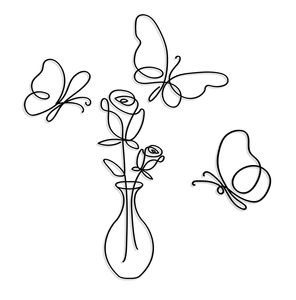 Vente en gros fait à la main nouveau designer cintre mural coucher de soleil article de décoration article de décoration murale en métal produit le plus vendu - Product Image 4