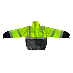 Cortavientos impermeable para trabajadores, chaqueta cálida extraíble, ropa de seguridad reflectante, chaqueta protectora de seguridad con bolsillos - Product Image 4