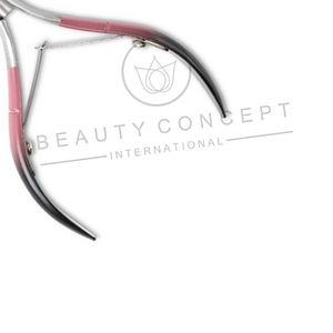 Coupe-ongles professionnel en acier inoxydable noir et rose contrastant, à large ouverture, pour cuticules, concept beauté, prix usine - Product Image 5