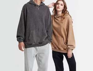 Trendy Vintage Old Heavyweight Women Hoodie Loose <b>Washed</b> High Quality Best Selling in Casual Style <b>gym</b> fitted ladies hoodies - Product Image 3