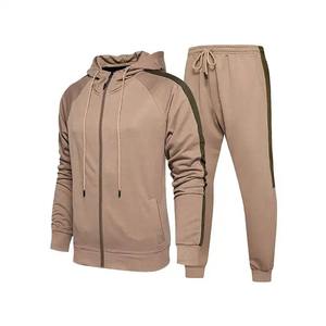 Unisex Cotton <b>Fleece</b> Hoodie and Sweatpants <b>Jogger</b> Sets Cargo Pants Tracksuits 2 Piece Sweat Suits for Winter - Product Image 1
