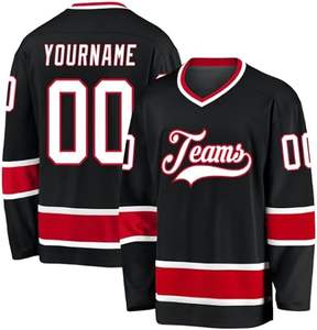 ขายส่งเสื้อฮ็อกกี้น้ําแข็งแบบผูกเชือกของแท้อเมริกันมืออาชีพ - Product Image 2