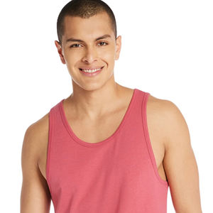 Débardeur respirant en coton de haute qualité pour homme, idéal pour la gym et le fitness, vente en gros à prix abordable, gilet uni tricoté par sublimation 2026 - Product Image 4