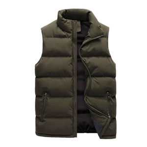 Plus Size Men' <b>Sleeveless</b> Vest Jackets Winter Fashion Male Cotton-Padded Vest <b>Coats</b> Warm Waistcoats - Product Image 6
