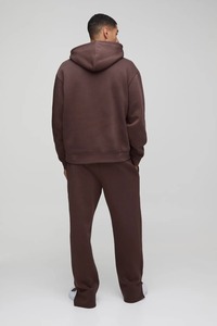 Poids lourd 100% coton de haute qualité pull hommes survêtement logo brodé personnalisé coupe ample hip hop streatwear hommes survêtement - Product Image 5