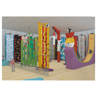 Sports de défi de mur d'escalade d'intérieur personnalisés par professionnel d'usine pour le parc d'attractions d'intérieur