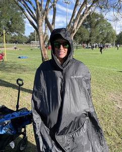 Longue veste imperméable de ligne de touche de football américain Logo d'équipe personnalisé manteau coupe-vent chaud avec impression par sublimation de poche intérieure - Product Image 3