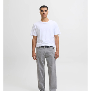 Pantalones Vaqueros Casuales Rectos Personalizados para Hombre, 100% Algodón, Denim Desgastado, Primavera Otoño, Logotipo Personalizado, Jeans Holgados Casuales Sólidos - Product Image 5