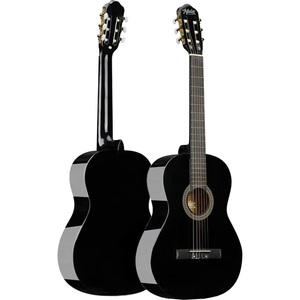 Kit de guitare classique junior 3/4 de 36 pouces pour enfants de 8 à 12 ans, avec sac, capo, sangle et médiators |   Guitare Midex CG-36BK Corps en acajou Manche en sapele Finition brillante - Product Image 3