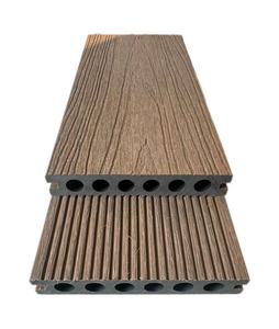 Vendita calda cina esterno esterno impermeabile superficie scanalata WPC Decking composito pavimento in plastica - Product Image 3