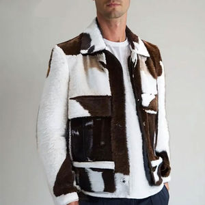 Nouvelle Collection 2026 – Blouson en Cuir OEM pour Homme, Col Montant, Logo Personnalisé, Poches Zippées, Imperméable et Respirant, Idéal Hiver - Product Image 6