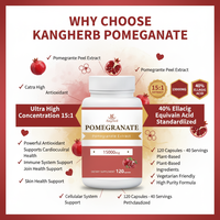 Natuurlijk Rood Granaatappelpoeder Granaatappel Fruitextract 500mg Private Label Granaatappel Extract Capsules