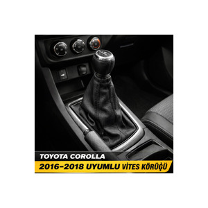 Funda de Piel para Palanca de Cambios con Carcasa, Compatible con Toyota Corolla 2016-2018, OEM 58808-02540C3, para FJ Cruiser Automático - Product Image 4