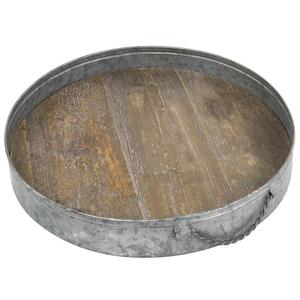 Meilleure vente Plateau de service moderne en bois d'acacia avec poignées en métal doré - Product Image 4