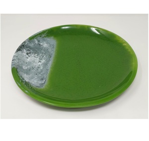 Tazón Redondo Multicolor Hecho a Mano de Resina, Tazones para Servir Pulidos, Utensilios de Cocina Decorativos Ecológicos de Origen Indio - Product Image 4