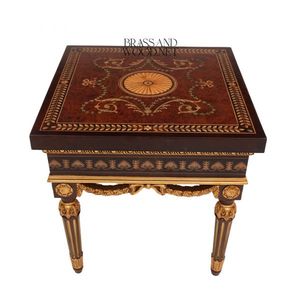 Juego de Mesa de Madera con Incrustaciones de Lujo - Product Image 4