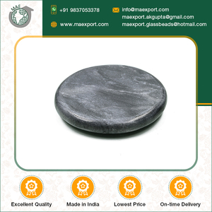 Qualité exceptionnelle Top vente 4 "x 4" taille accessoires de table forme ronde noir marbre tasse à thé sous-verre ensemble à un coût raisonnable - Product Image 2