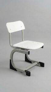 Hot Sale Durable C Leg Werzalit Modern Ergonomic Solid Back Student Chair Metal Frame School Gym Apartment Hospital Use - Product Image 3