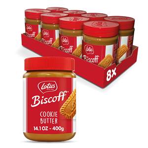 Prix d'usine, pâte à tartiner au biscuit Lotus Biscoff de haute qualité, 400g, vente en gros, pâte à biscuit pour la pâtisserie, utilisation en dessert, en vrac, à vendre - Product Image 1