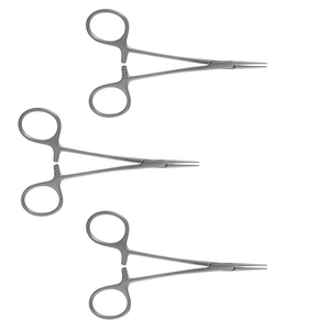 MEDIHEAL SURGICAL CORPORATION Pinces Halstead Mosquito Artery de qualité chirurgicale, droites et courbées, 125 mm, en acier inoxydable de classe I - Product Image 3
