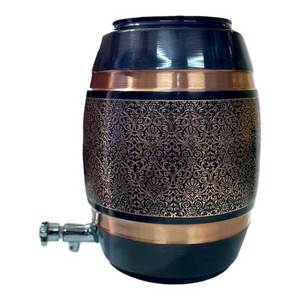 Dispensador de agua de cobre más vendido Uso de gimnasio hecho a mano Artesanía India Calidad superior - Product Image 1
