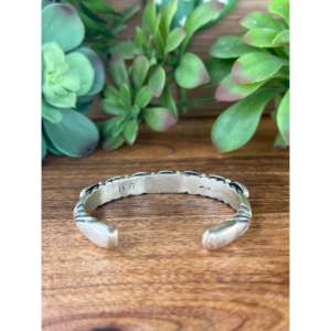 Navajo Spiny Oyster & Sterling <b>Silver</b> Fashion <b>Cuff</b> <b>Bracelet</b> - Product Image 3