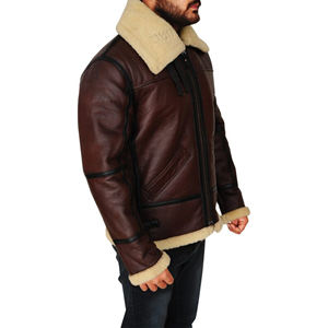 New Design Comfortable Best Selling <b>Men's</b> Fashion Leather <b>Jacket</b> Fur Leather <b>Jacket</b> for <b>Winter</b> <b>Winter</b> <b>Jacket</b> For <b>Men</b> - Product Image 3