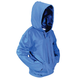 Sweat à capuche intérieur de luxe doublé en satin pour hommes 100% coton de haute qualité brodé avec logo personnalisé poids lourd pour l'hiver - Product Image 3