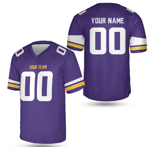 Maillot de football américain à manches courtes et col en V, 100 % polyester, séchage rapide, pour l'entraînement des hommes, fabriqué directement en usine - Product Image 2