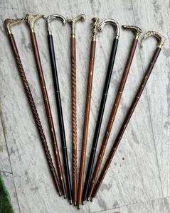 Canne de marche en bois de qualité supérieure, fabriquée à la main, avec poignée en bois - Product Image 6