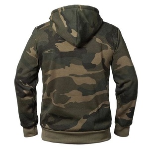 Fabricant de vêtements logo personnalisé nouveau design sweat à capuche camouflage classique pour hommes 500 g/m² sweat à capuche lourd surdimensionné - Product Image 3