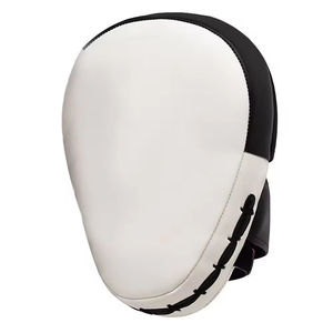 Boxing Curved Focus Pads <b>Punching</b> Mitts for <b>Men</b> Leather Boxing Pads Martial Arts Boxing Training Curved Punch Mitts Focus Pads - Product Image 2