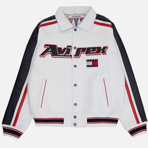 Vestes de baseball pour hommes personnalisées, décontractées, avec col montant, qualité supérieure, disponibles en différentes couleurs - Product Image 1